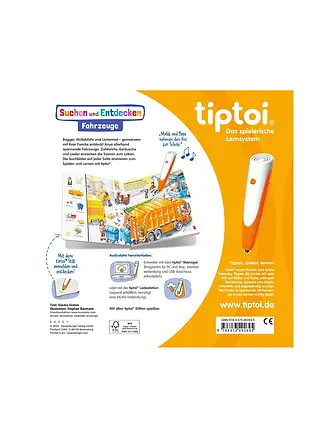 RAVENSBURGER | TIPTOI Suchen und Entdecken - Fahrzeuge | 